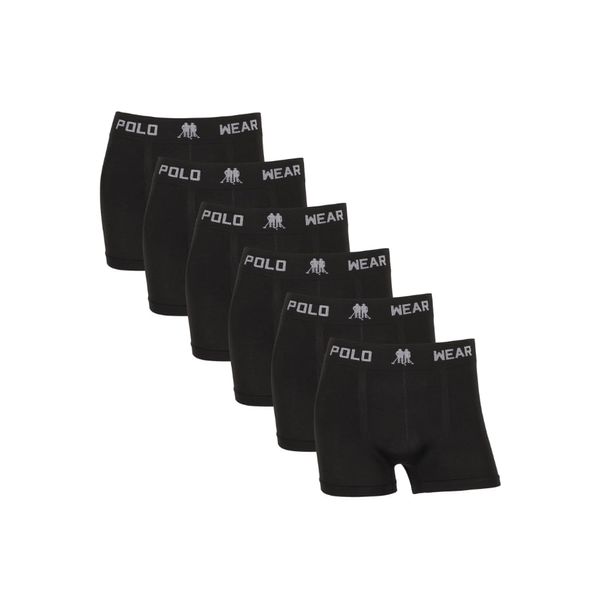 KIT 6 CUECAS POLO WEAR MICROFIBRA