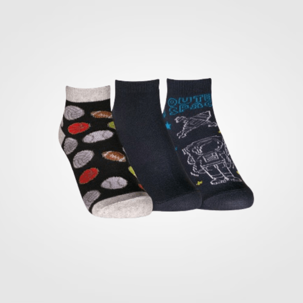 KIT 3 PARES DE MEIA JUVENIL RP