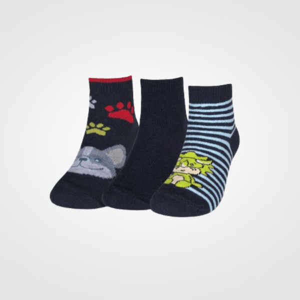 KIT 3 PARES DE MEIA KIDS RP