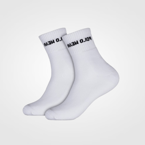 KIT 2 PARES DE MEIA CANO LONGO POLO WEAR ATOALHADO