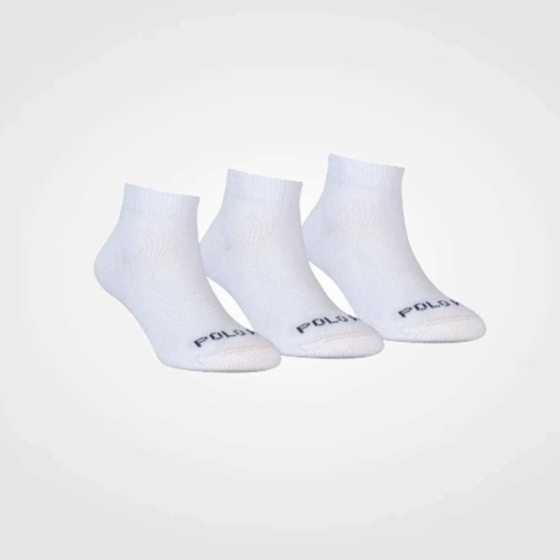 Kit 3 Pares De Meia Cano Curto Infantil Polo Wear