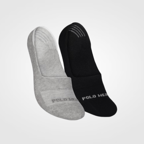 KIT 2 PARES DE MEIA SAPATILHA POLO WEAR
