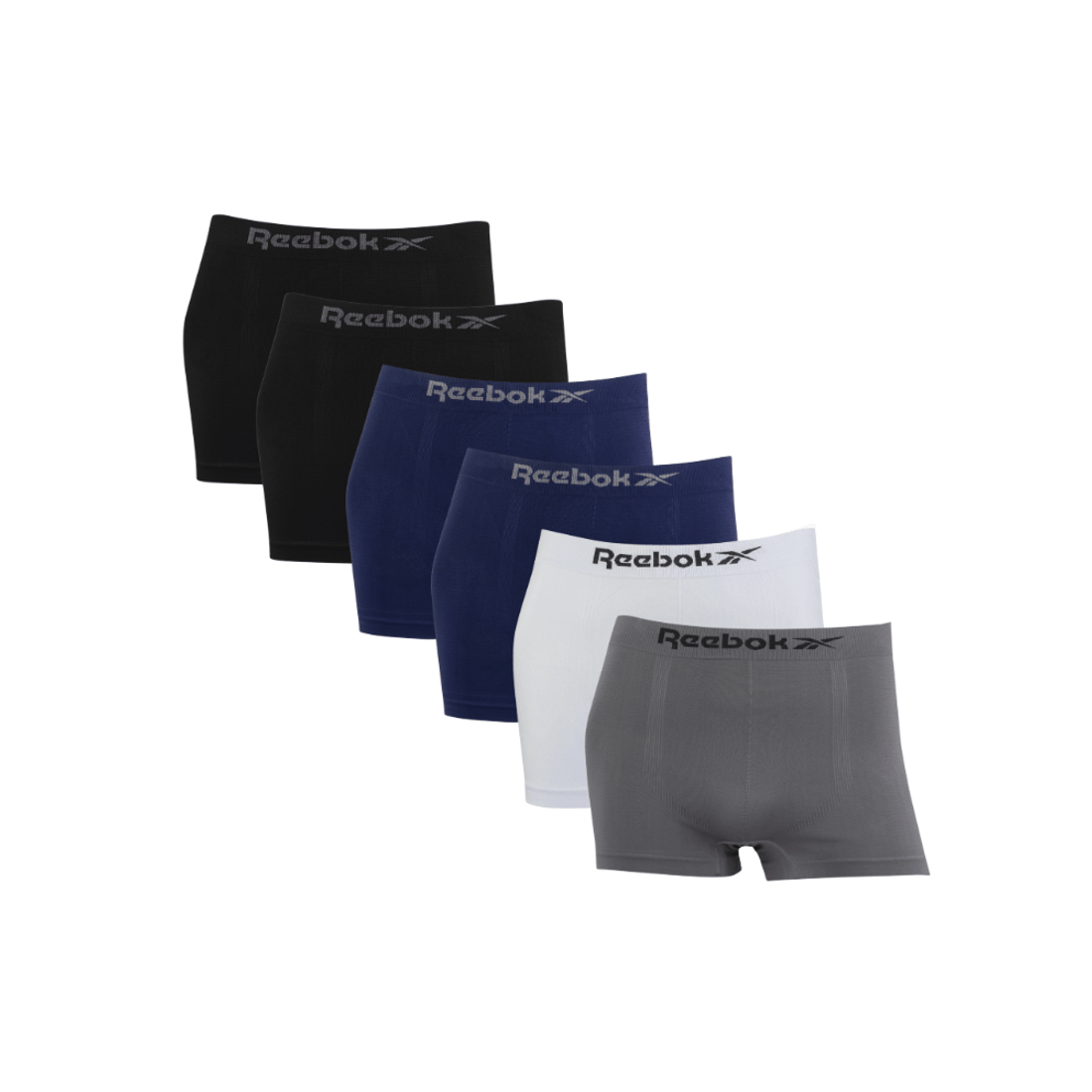 Kit 6 Cuecas Boxer Reebok Classic Microfibra
